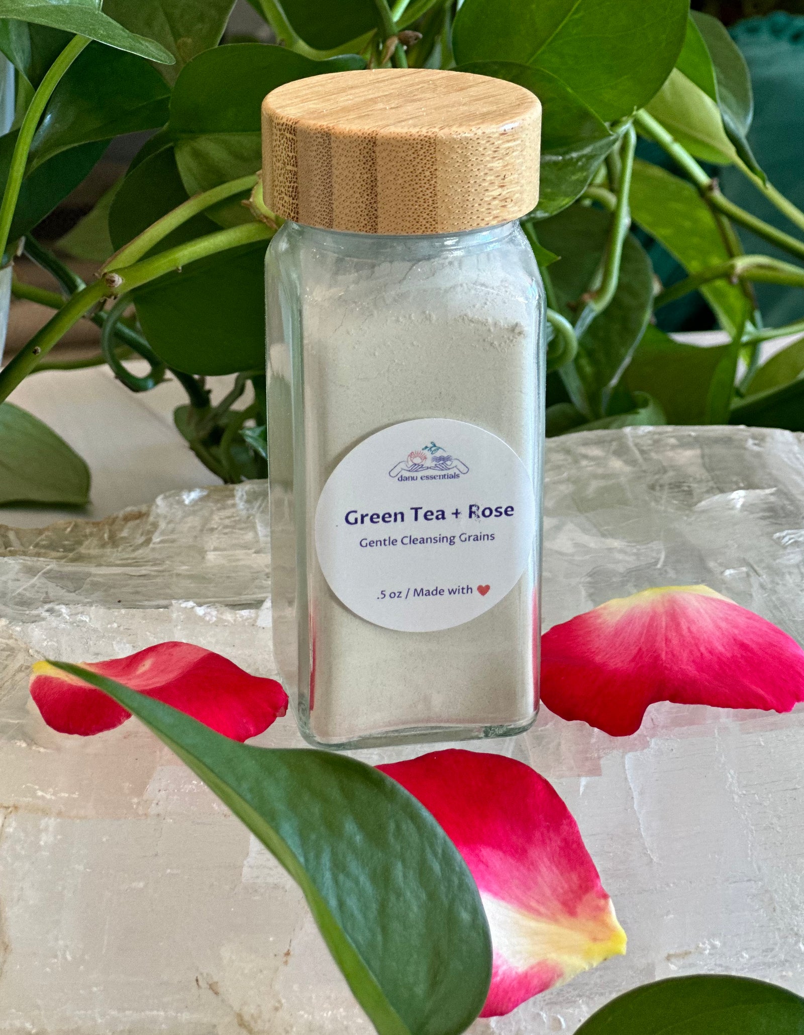 Green Tea + Rose Cleansing Grains