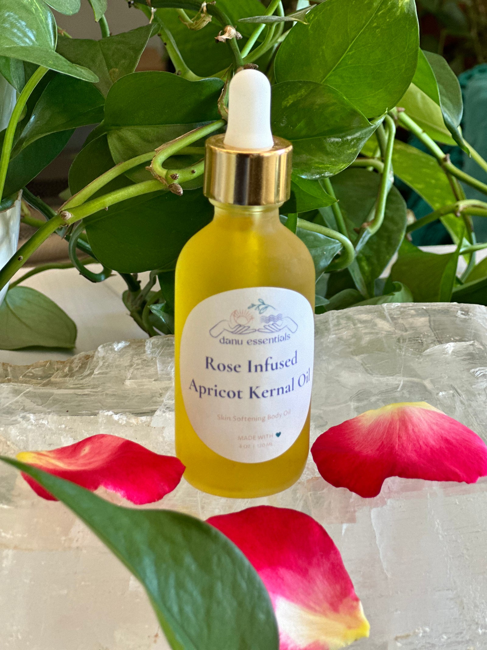 Rose Infused Apricot Kernal Oil